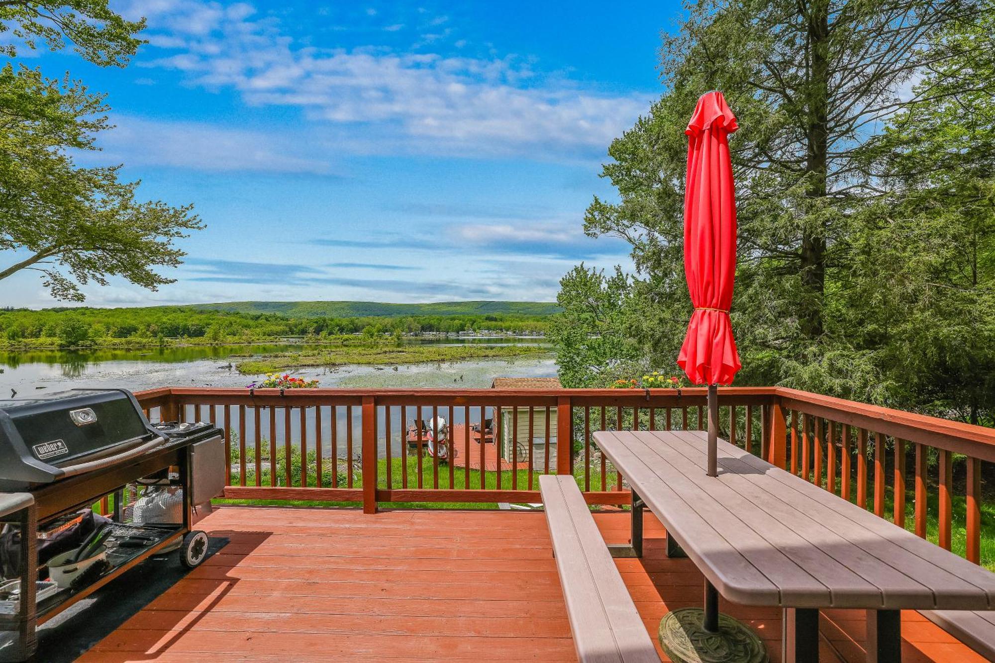 Lakefront A-Frame, Dock, Kayaks, Fire Place Lake Ariel Exterior foto
