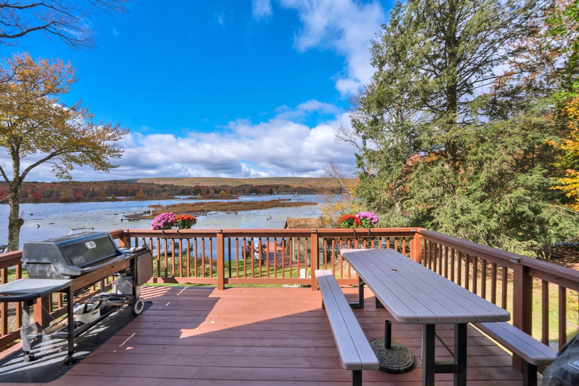 Lakefront A-Frame, Dock, Kayaks, Fire Place Lake Ariel Exterior foto